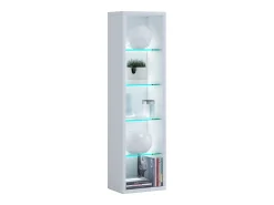 Wood CD DVD Shelf | Estante | Armazenamento | Dimensões A. 77 x L. 21 x P. 14 cm | Stand Shelf - Rasato L (Branco)*VCM Clearance