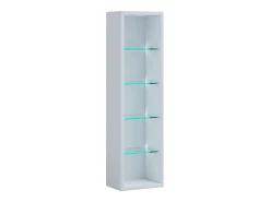 Wood CD DVD Shelf | Estante | Armazenamento | Dimensões A. 77 x L. 21 x P. 14 cm | Stand Shelf - Rasato L (Branco)*VCM Clearance