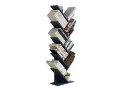 Wood Storage Stand Shelf Bookshelf Decoração Livros Stand Shelf Nulis XL (Antracite)*VCM Best