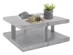 Verrazano | Mesa de Centro 100 cm em MDF Cinza Prata^Loft24 Best