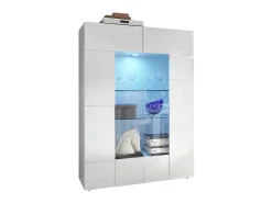 Best Vitrina - LEDs - 2 portas em vidro - Lacada a CALISTO Vitrina