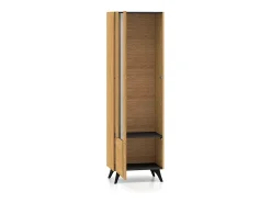 Clearance Vitrina de 2 portas Soah em madeira e , à esquerda Vitrina
