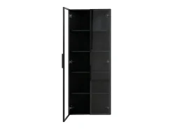 Vitrina de canto 62x35x160cm - con iluminação LED - 2 portas de vidro -*ModernLuxe Best
