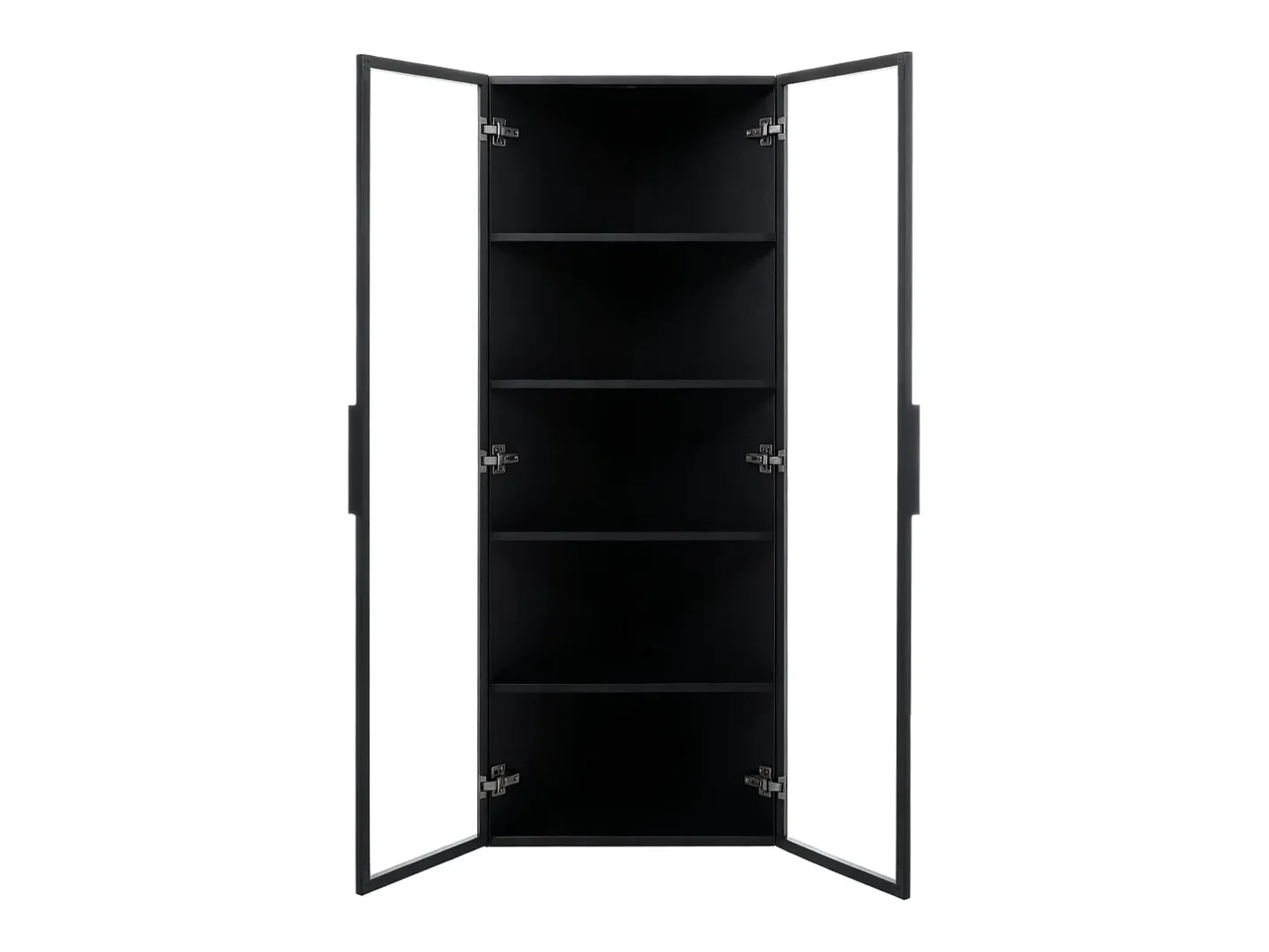 Vitrina de canto 62x35x160cm - con iluminação LED - 2 portas de vidro -*ModernLuxe Best