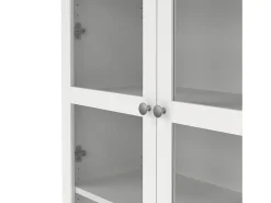 Vitrina Dvastol, Aparador expositor, Vitrina multiusos, Aparador para sala, 89x36 h203 cm,*Dmora Outlet
