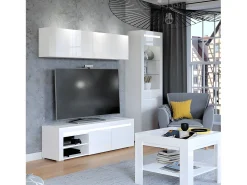 Vitrina LED de 2 portas Kasla White*Petits-Meubles Sale