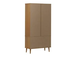 Vitrina MOLDE 90x35x175 cm pinho maciço^vidaxl Clearance