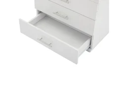 Vitrine alta com 3 gavetas e 1 porta, estrutura em MDF lacado , LED incluído - 60x35x180cm*Hauss Spole Sale