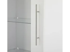 Vitrine alta com 3 gavetas e 1 porta, estrutura em MDF lacado , LED incluído - 60x35x180cm*Hauss Spole Sale