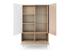 Vitrina*Vitrine AMBIHOME LILLA - Caxemira, C100xA152xP40cm Bege