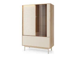 Vitrina*Vitrine AMBIHOME LILLA - Caxemira, C100xA152xP40cm Bege