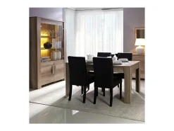 Vitrine, armário para pratos, aparador FARRA com 4 portas. Móvel contemporâneo ideal para sua sala de estar ou sala de jantar.^Meublorama Clearance