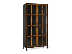 Vitrine com 2 compartimentos em estrutura metálica e estrutura de metal*Giner y colomer Sale