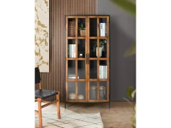 Vitrine com 2 compartimentos em estrutura metálica e estrutura de metal*Giner y colomer Sale