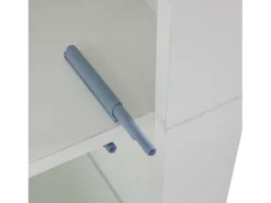 Vitrine com 2 portas e prateleiras de vidro, corpo lacado , LED incluído - 61x42x162cm^Hauss Spole Clearance