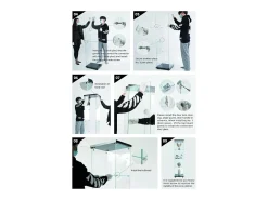Vitrine de vidro 164 cm – 4 prateleiras, 1 porta com fechadura, Móvel de arrumação moderno,^ Best