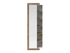 Vitrine design em cores de carvalho e brilhante da coleção SINATRA.*Meublorama Outlet