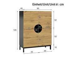 Vitrine e sapateira 2 em 1 – Design moderno com prateleiras ajustáveis e amplo espaço de armazenamento.^ Sale