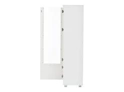 Vitrine LED branca com portas em acrílico e 3 prateleiras, 50x40x160 cm^Hauss Spole New