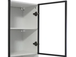 Vitrine 120x36x200 cm com LED - 6 portas de vidro e 3 gavetas -*ModernLuxe Sale