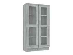 Vitrine 82,5x30,5x150 cm derivados de madeira sonoma*vidaxl Hot
