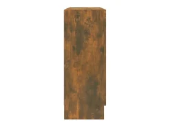 Vitrine 82,5x30,5x80 cm derivados de madeira carvalho fumado PT522154* Online
