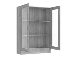 Vitrine 82,5x30,5x115 cm derivados de madeira sonoma^vidaxl Hot