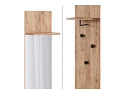 Wandgarderobe carvalho goldkraft 36x21.6x135 siri*Vicco Online