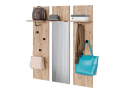 Wandgarderobe carvalho goldkraft 36x21.6x135 siri*Vicco Online