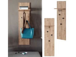 Wandgarderobe carvalho goldkraft 36x21.6x135 siri^Vicco Discount