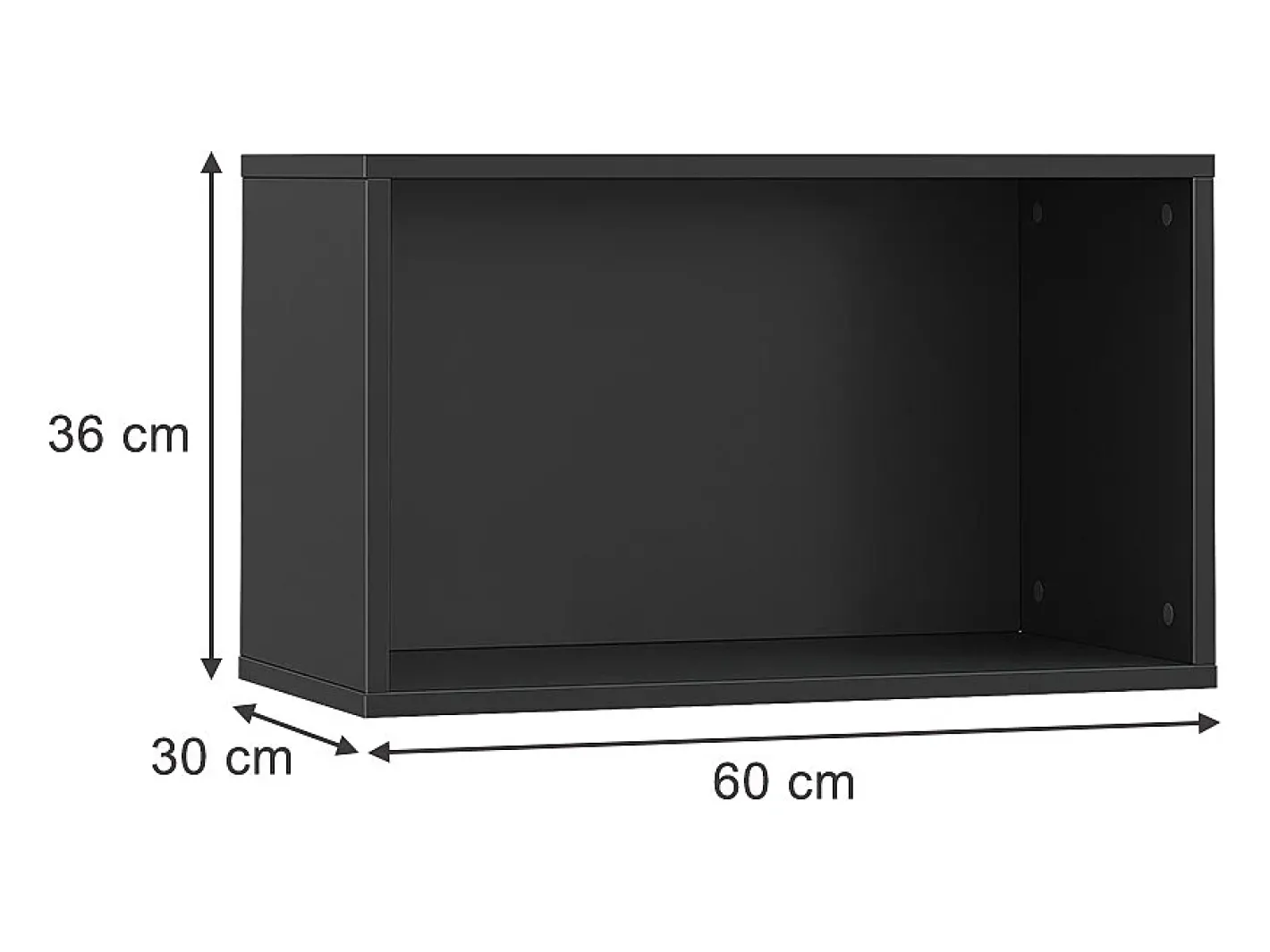 Vicco Prateleira*Wandregal antracite 60x30x36 tomy Cinza antracite