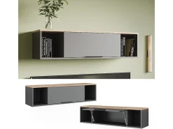 Vicco Prateleira*Wandregal antracite/sonoma 120x30x30 betti Cinza antracite