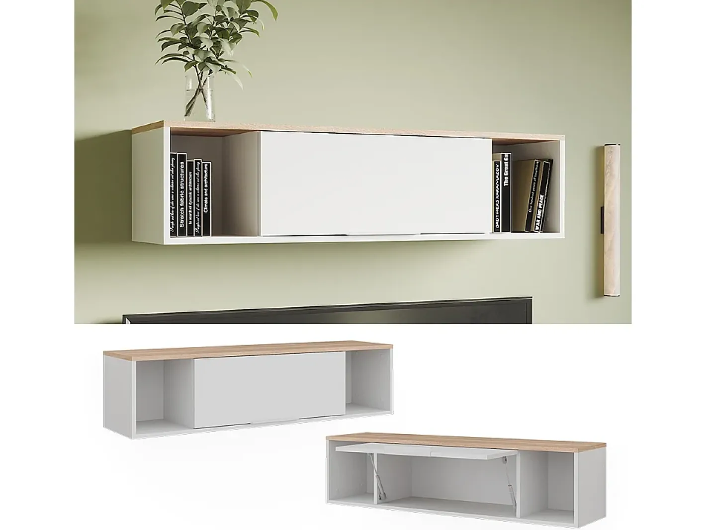 Wandregal /sonoma 120x30x30 betti^Vicco Online