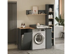 Wandregal carvalho antracite/goldkraft 93.4x20x20 viktor*Vicco