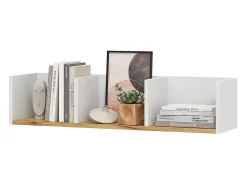 Vicco Prateleira*Wandregal carvalho branco/dourado 90x24x20 tomy Natural escuro