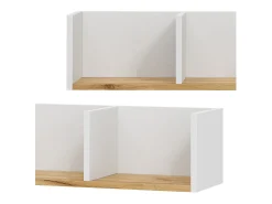 Vicco Prateleira*Wandregal carvalho branco/dourado 90x24x20 tomy Natural escuro