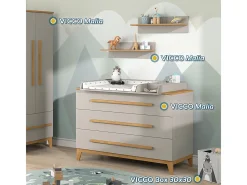Vicco Prateleira*Wandregal caxemira/artesanal 70x18.4x20 malia Bege