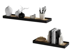 Vicco Prateleira*Wandregal /carvalho 60x15x3 erni Preto