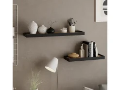 Vicco Prateleira*Wandregal /carvalho 60x15x3 erni Preto