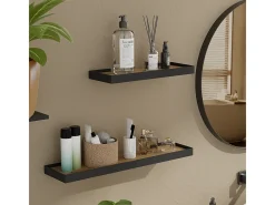 Vicco Prateleira*Wandregal /carvalho 60x15x3 erni Preto