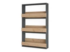 Weinglasregal carvalho goldkraft/antracite 60x15.1x98 repose^Vicco Best