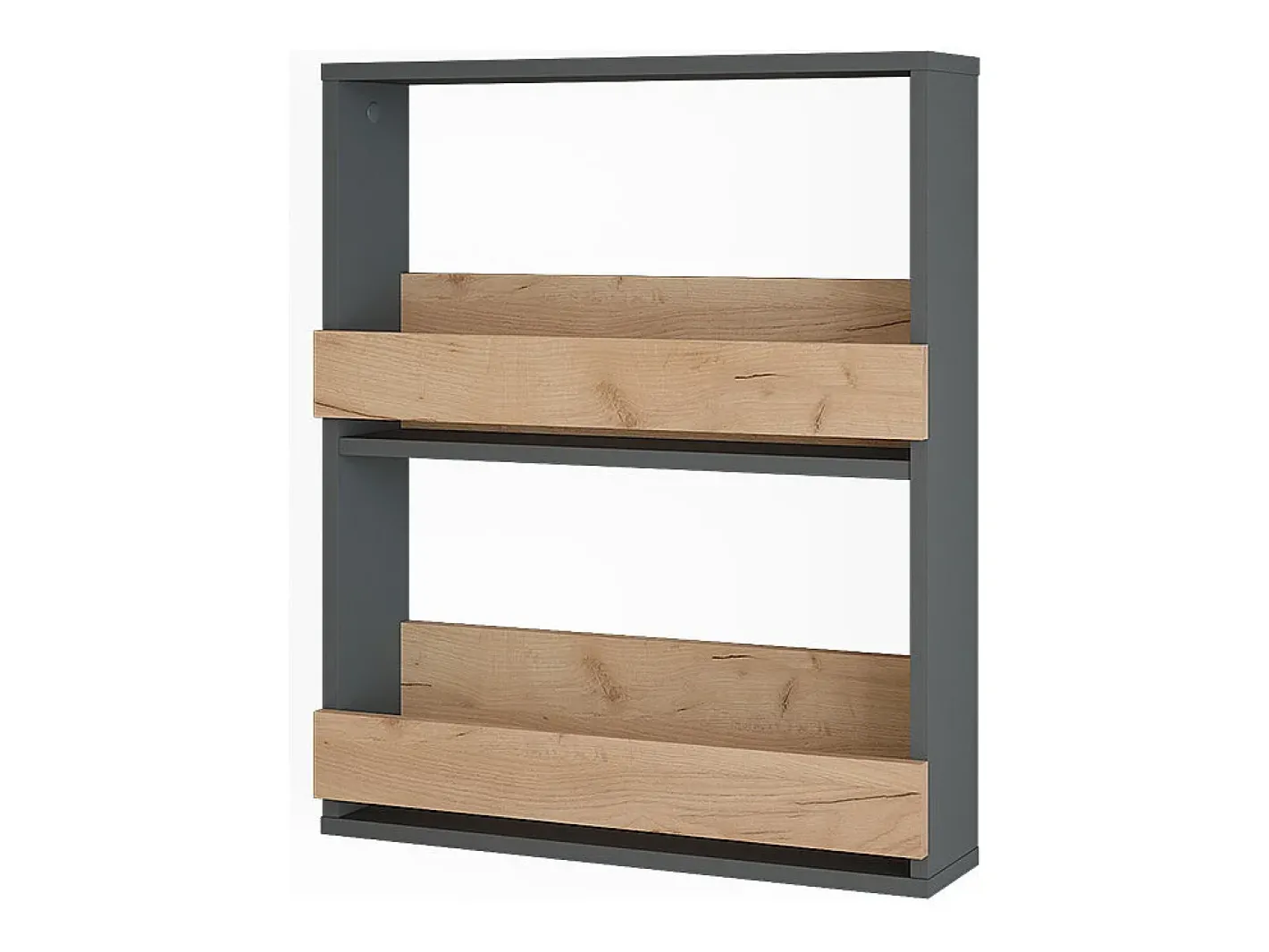 Vicco Acessórios De Arrumação|Acessório Vinho E Bar*Weinglasregal carvalho goldkraft/antracite 60x15.1x72 repose Natural escuro