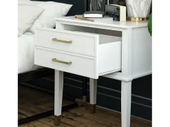 Westerleigh | Mesa de cabeceira com 2 gavetas em MDF*CosmoLiving by Cosmopolitan Discount