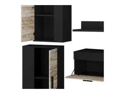 Wohnwand antracite/bege 139.8x35.4x38.9 berno^Vicco Online