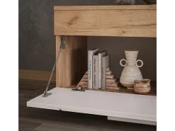 Wohnzimmerschrank carvalho goldkraft/branco 70.8x35.3x38.9 berno*Vicco