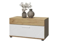 Wohnzimmerschrank carvalho goldkraft/branco 70.8x35.3x38.9 berno*Vicco