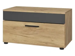 Wohnzimmerschrank carvalho goldkraft/antracite 70.8x35.3x38.9 berno*Vicco Discount