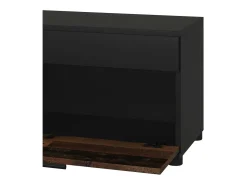 Vicco Prateleira*Wohnzimmerschrank /estilo antigo 70.8x35.3x38.9 berno Preto