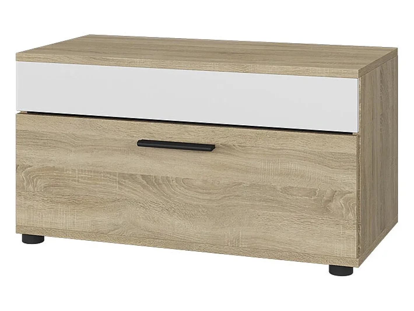 Vicco Prateleira*Wohnzimmerschrank sonoma/branco 70.8x35.3x38.9 berno Natural claro