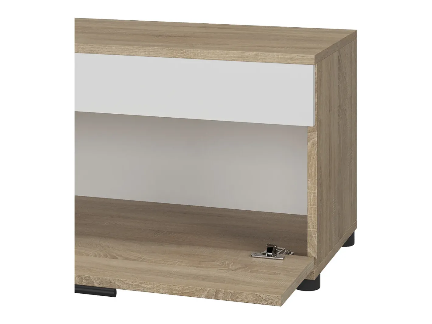 Vicco Prateleira*Wohnzimmerschrank sonoma/branco 70.8x35.3x38.9 berno Natural claro